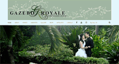 Desktop Screenshot of gazeboroyale.com